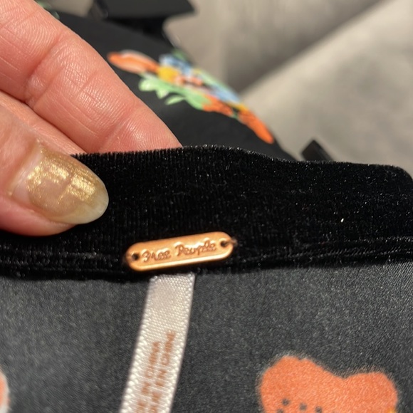 Free people floral satin and velvet mermaid maxi skirt - Picture 13 of 13